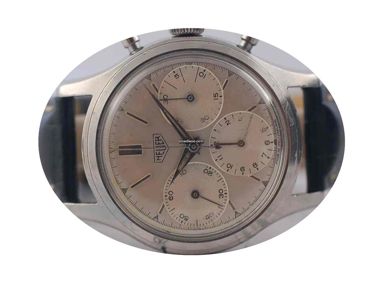 Heuer Pre Carrera 2444 Valjoux 72 chrono...