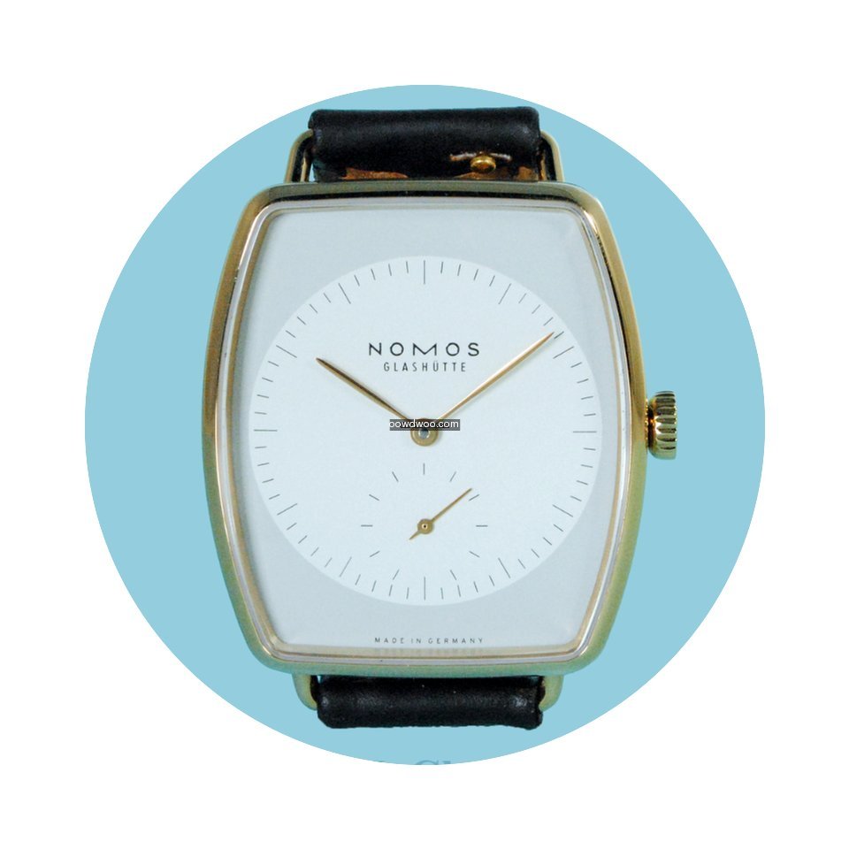 Nomos Glashütte Lux Hermelin Saphirglas...