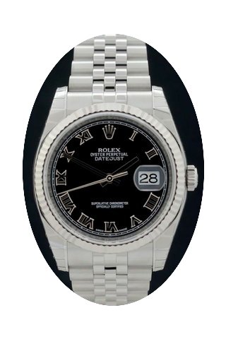 Rolex Datejust Ref.: 116234 - Schwarz/R...