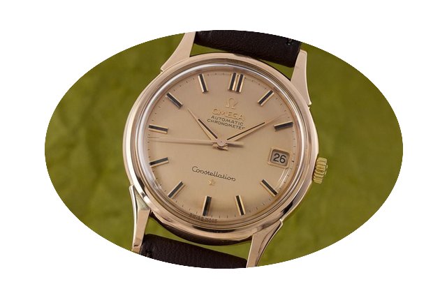Omega 18k Rosé Gold Constellation Autom...