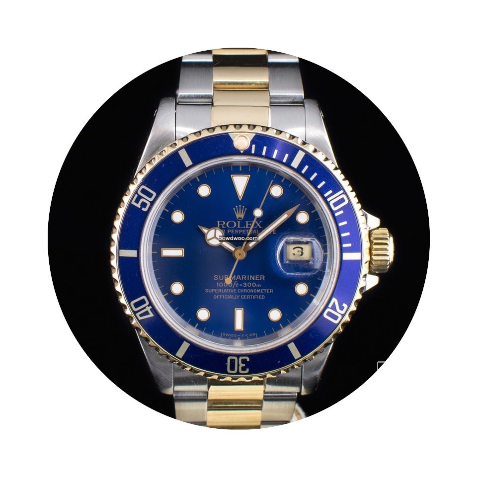 Rolex Submariner Date Steel & Gold Blue ...