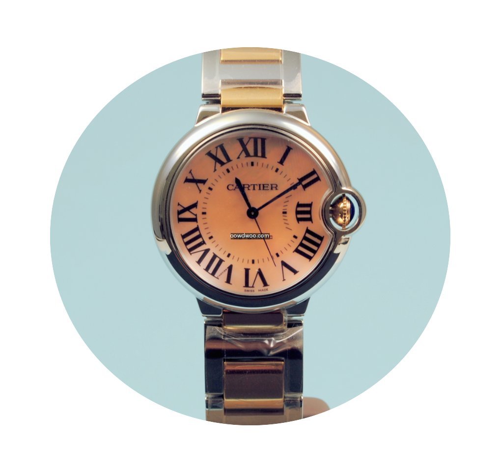 Cartier Ballon Bleu 36 mm Automatik Stah...