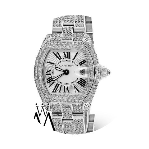 Cartier Ladies Diamond Cartier Roadster ...