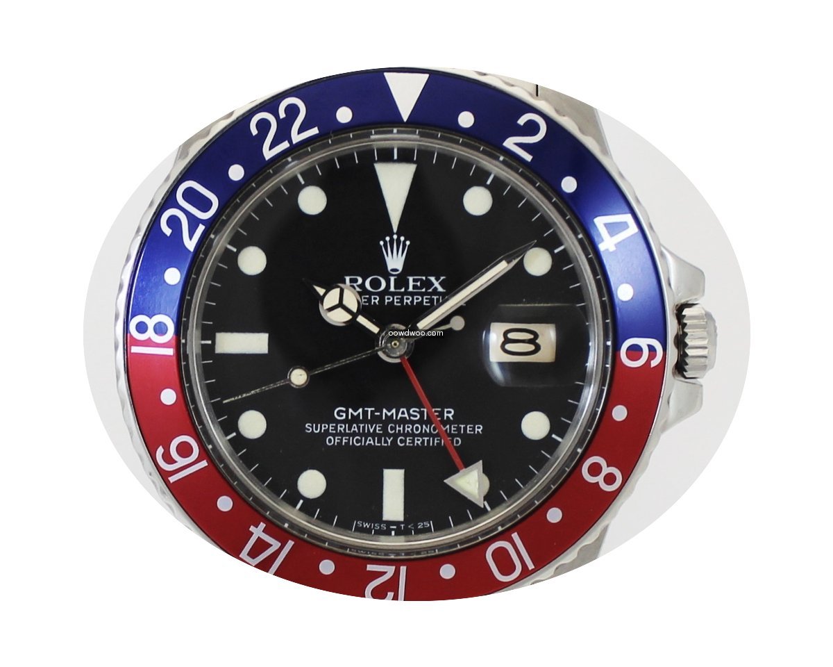 Rolex GMT-Master 16750 Pallettoni...