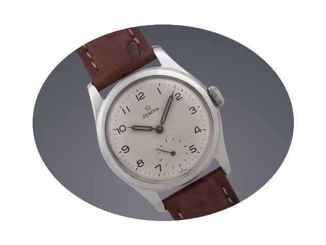 Zenith stainless steel manual watch...