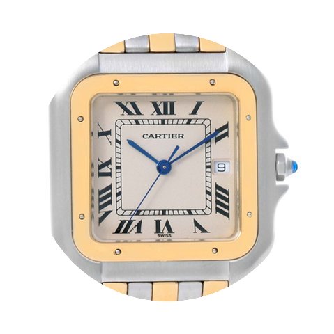 Cartier Panthere Jumbo Steel 18k Yellow ...