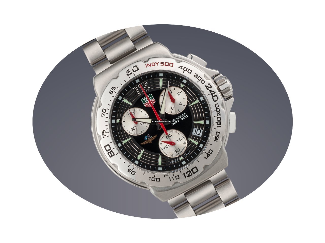 TAG Heuer F1 Indy 500 steel quartz chron...