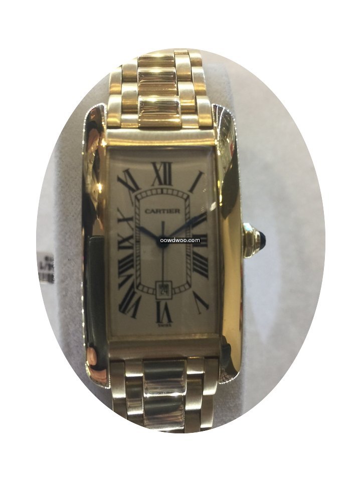 Cartier Tank Americaine Automatic 18 kt ...