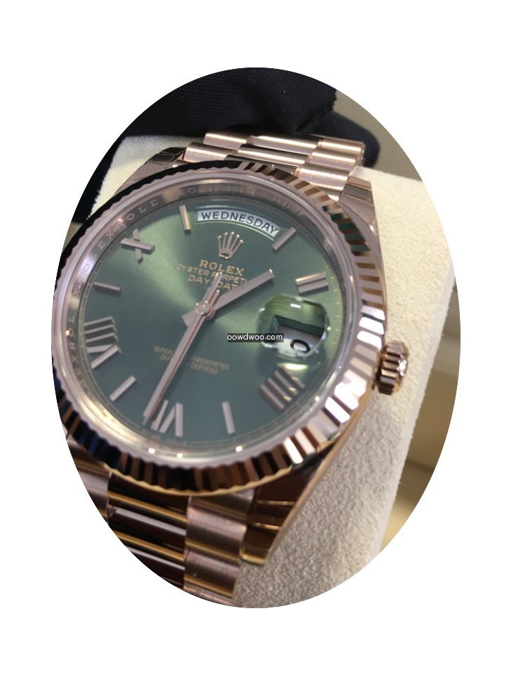 Rolex Day-Date 228235 18ct Everose Gold ...