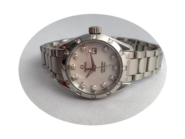 Omega seamaster Aqua Terra 150mm diamond...
