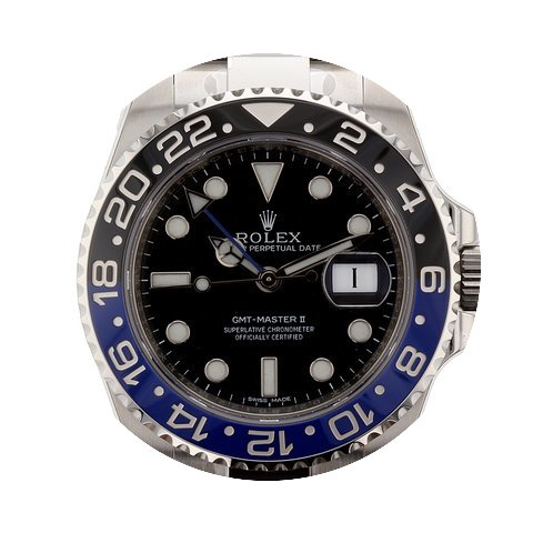Rolex GMT Master II Mens Batman Steel Bl...