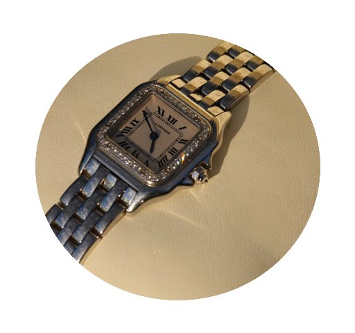 Cartier Panthere white gold ladies diamo...