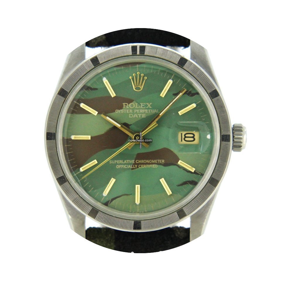 Rolex Date Quadrante Camouflage Aftermar...