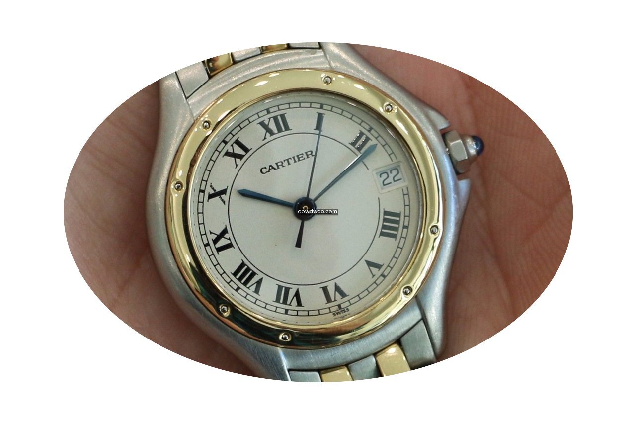 Cartier --- Ladies Cougar 18k Yellow Gol...