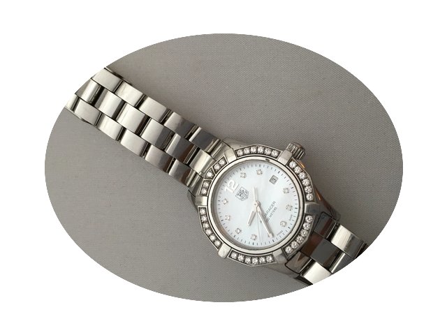 TAG Heuer aqua racer ladies diamond...