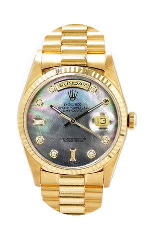 Rolex Men's President Yellow Gold Fluted...
