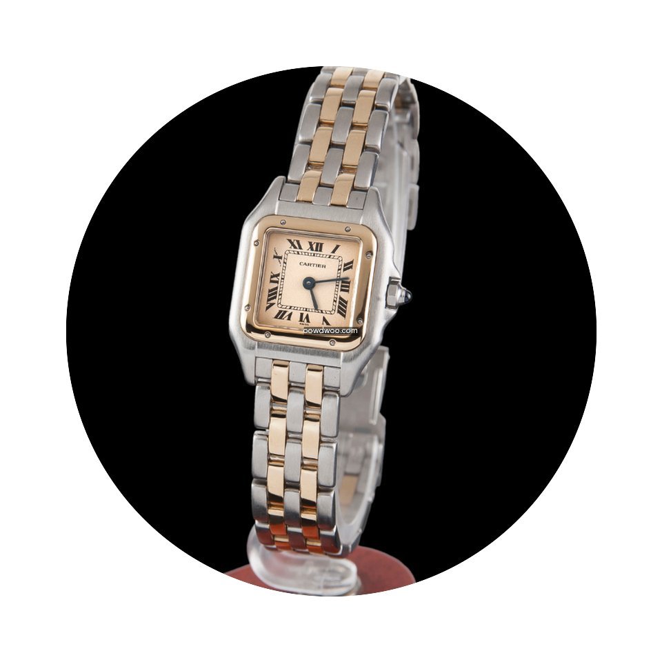 Cartier Panthere Steel and Gold Quartz L...