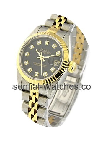 Rolex Used Lady's 2 Tone DATEJUST with J...