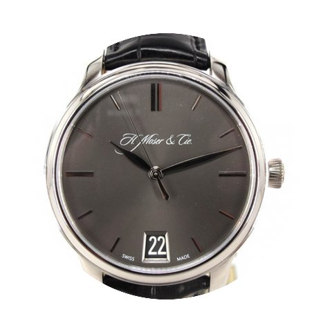 H.Moser & Cie. Monard Date Platinum...