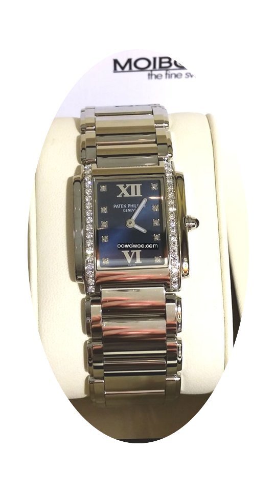 Patek Philippe 4910/10A Lady Steel Diamo...