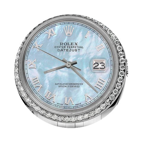 Rolex Men`s Rolex 36mm Datejust Baby Blu...