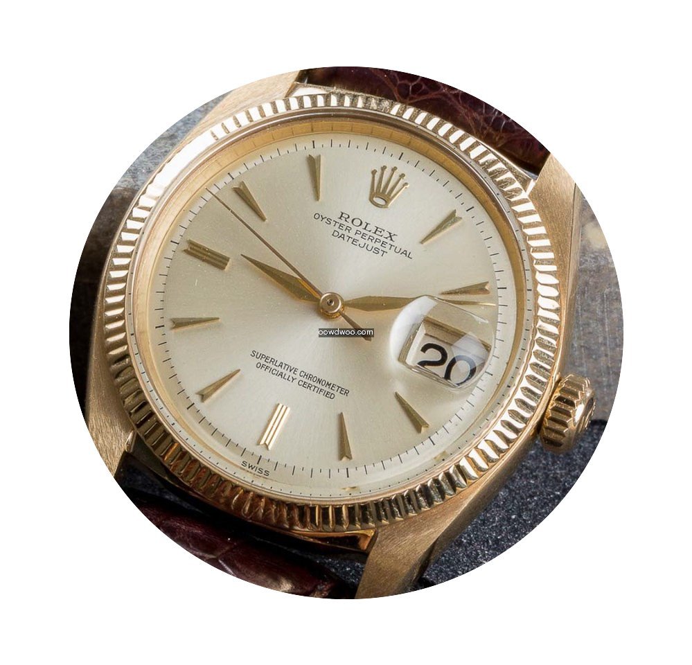 Rolex Datejust 1601 Yellow Gold 1961...