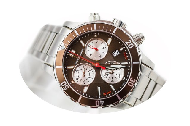 Maurice Lacroix MIROS CHRONO DIVER BROWN...