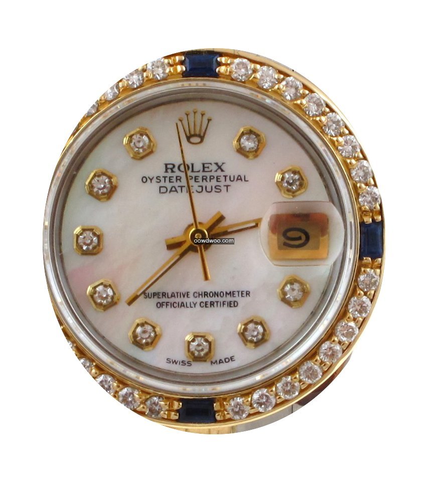 Rolex 1991 Ladies Two Datejust Diamind D...