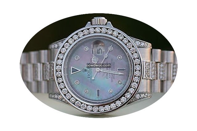 Rolex Mens 16610 Submariner 18k White Go...