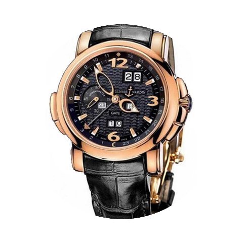 Ulysse Nardin GMT Perpetual Black dial 4...