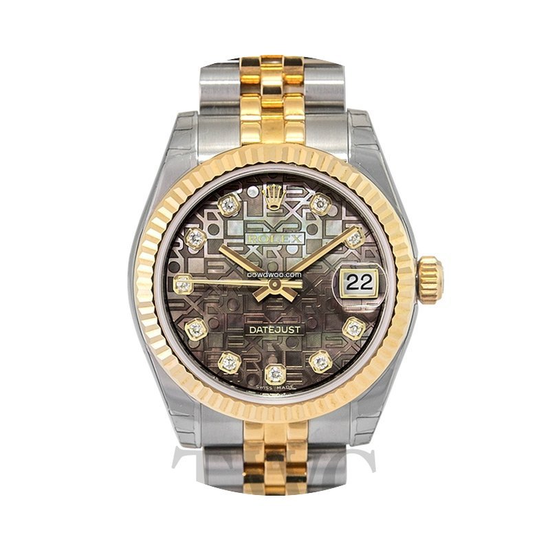 Rolex Datejust Lady 31 Brown Steel/18k g...