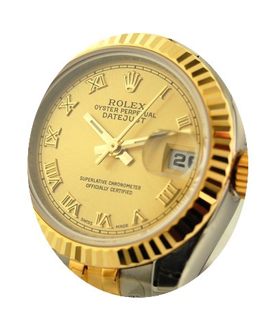Rolex Datejust Stee / Yellow Gold Champa...