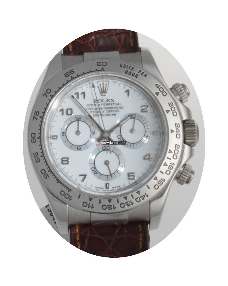 Rolex Daytona White Gold Ref #116519...