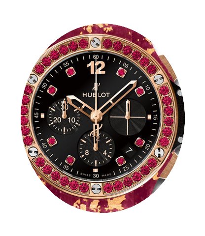 Hublot [NEW] Big Bang Gold Linen Black S...