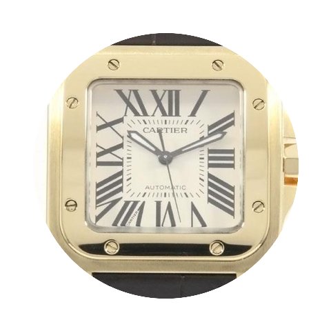 Cartier Santos 100 18K Solid Yellow Gold...