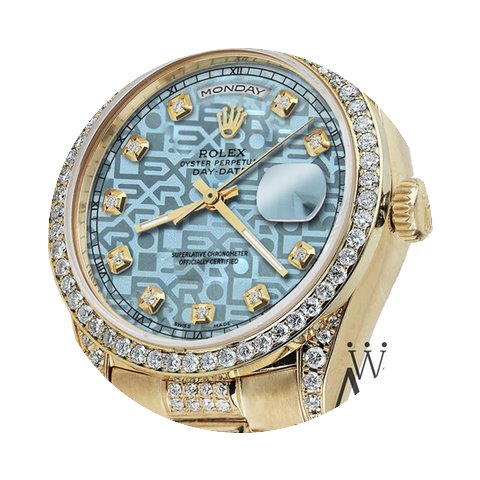 Rolex Presidential Day Date Jubilee Blue...