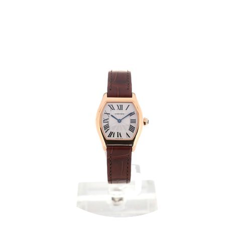 Cartier Tortue 30 Manual Leather...