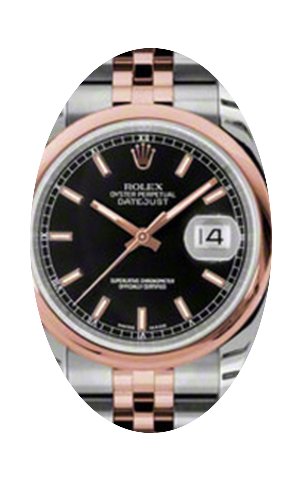 Rolex Datejust 36 116201-BLKSDJ Black In...