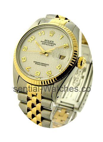 Rolex Used Men's 2 Tone Datejust...