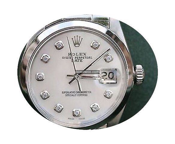 Rolex Mens Date 34mm Vintage Watch Boxes...