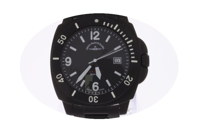 Zeno-Watch Basel Diver Look Blacky Squar...