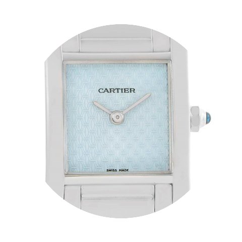 Cartier Tank Francaise Small 18k White G...