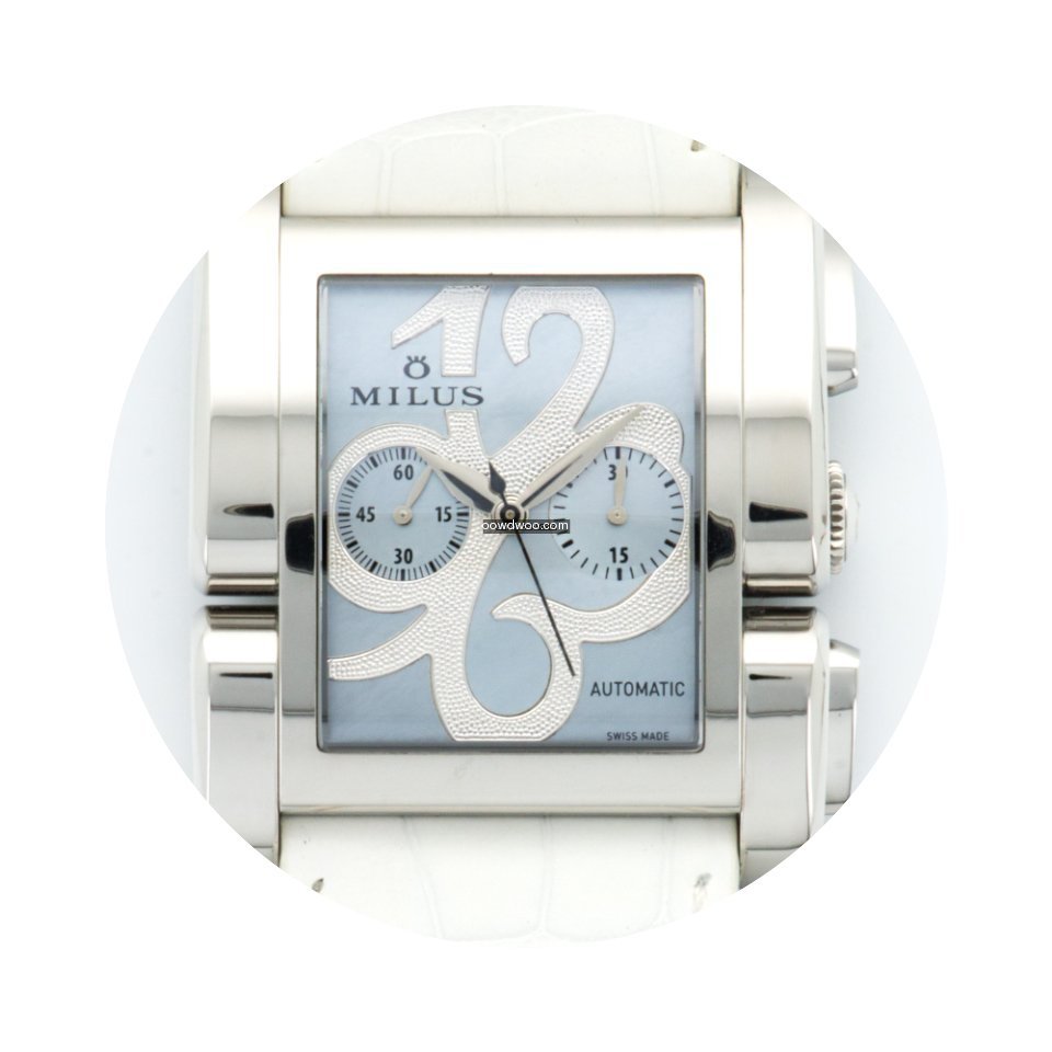 Milus Steel Apiana Chronograph Pearl Wat...