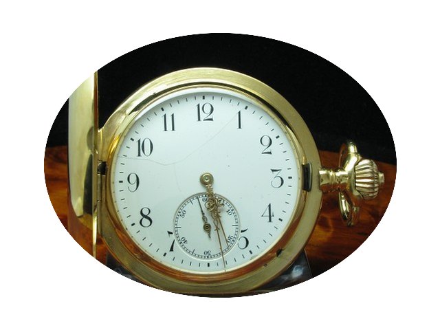 IWC Schaffhausen 14kt 585 Gold Savonette...