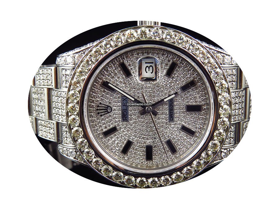 Rolex Mens Full Iced 41 MM 116300 Rolex ...