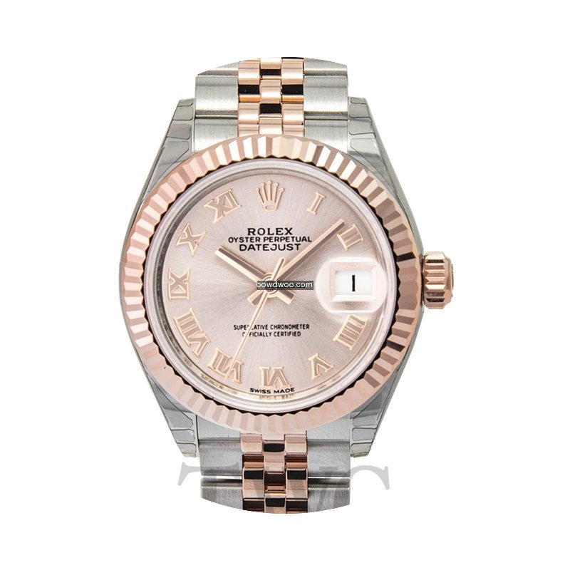 Rolex Lady Datejust 28 Ivory 18k Everose...