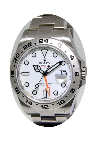 Rolex Explorer II Stainless Steel White ...