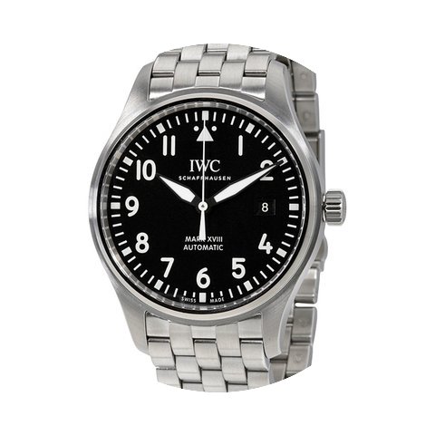 IWC Pilot Black Dial Automatic Men's Sta...