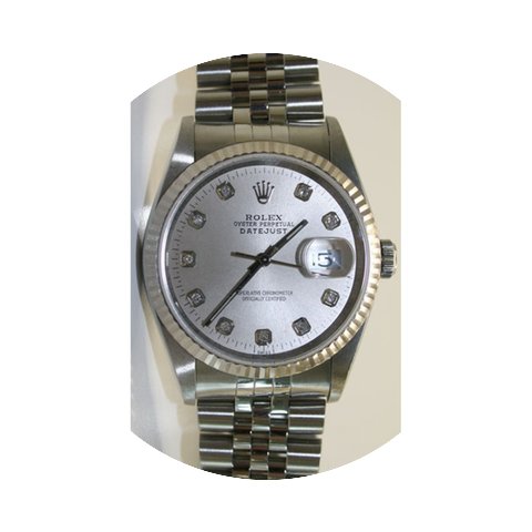 Rolex Midsize Datejust Model 68274 Stain...