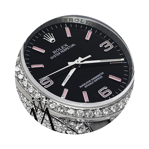 Rolex Oyster Perpetual 36mm Black W/ Pin...